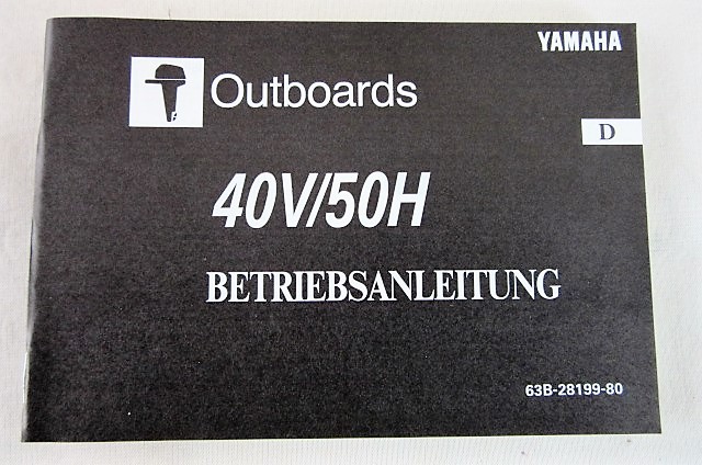 Yamaha Betriebsanleitung 40V, 50H