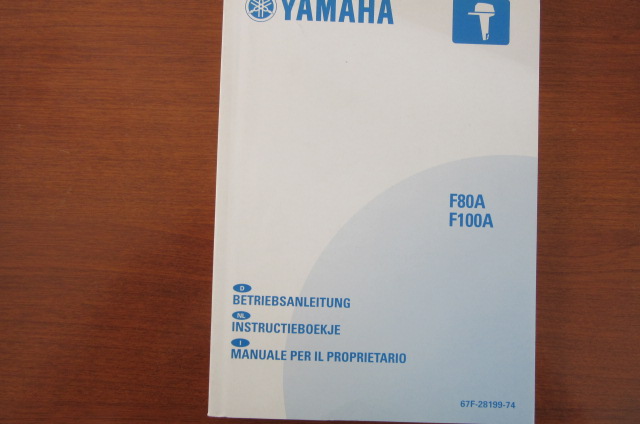Yamaha Betriebsanleitung F80A, F100A